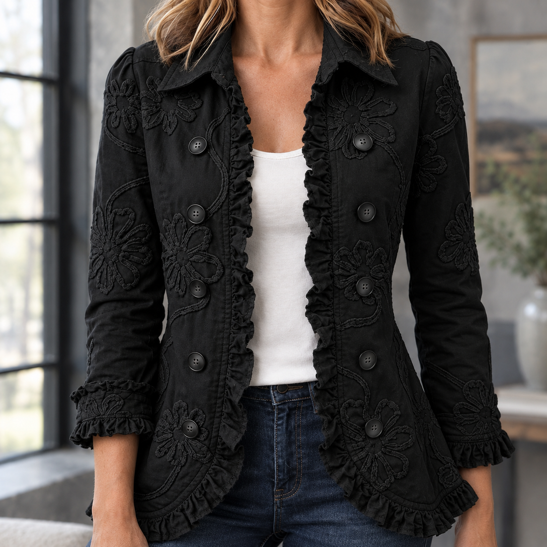 Hyacinth-Hope Floral Jacket - Lead Product Detail