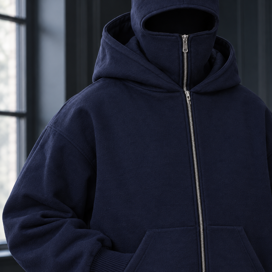 Philip-Hayes Double Hood Jacket - Lead Product Detail