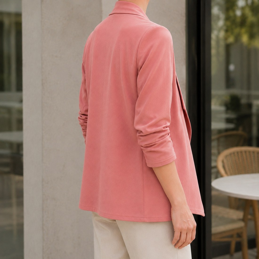 Giselle Draped Blazer - Lead Alternate View