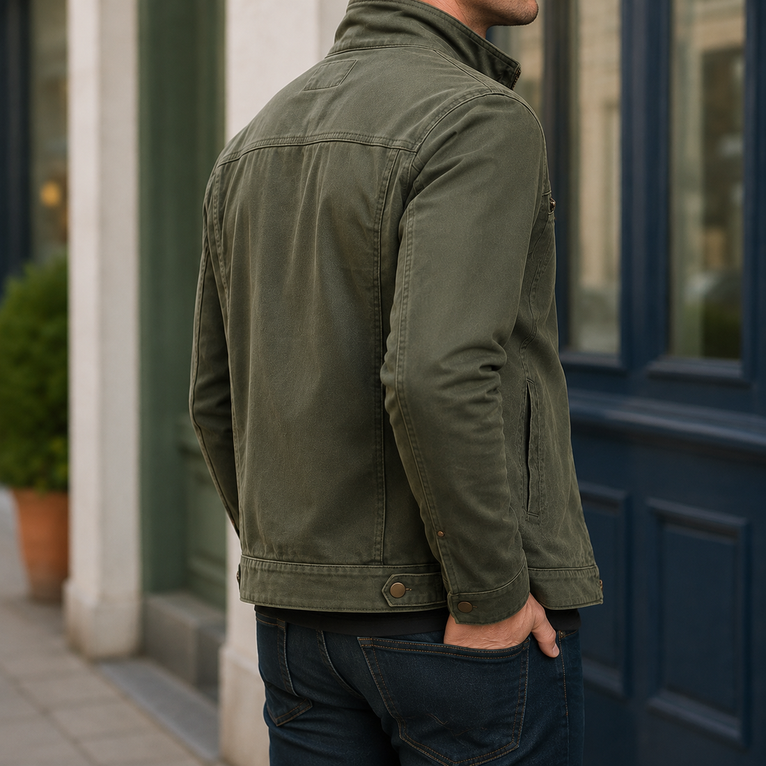 Wilder Military Jacket - Lead Alternate View