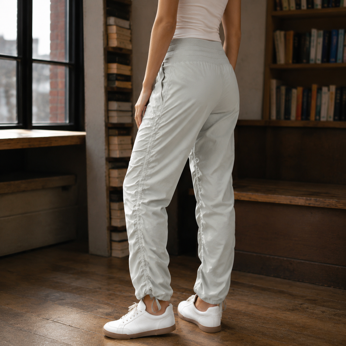 Simone-Louise Ruched Pants - Lead Alternate View