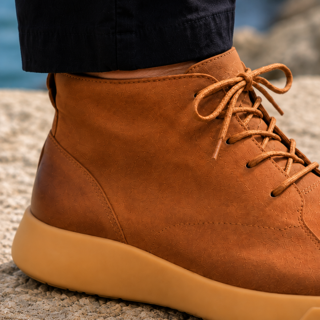 Rinaldi Lace-Up Chukka Boots - Lead Product Detail