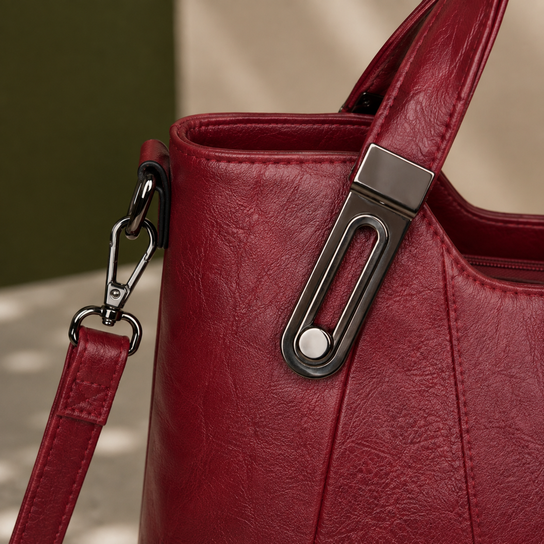 Bertelli Paneled Tote - Lead Product Detail