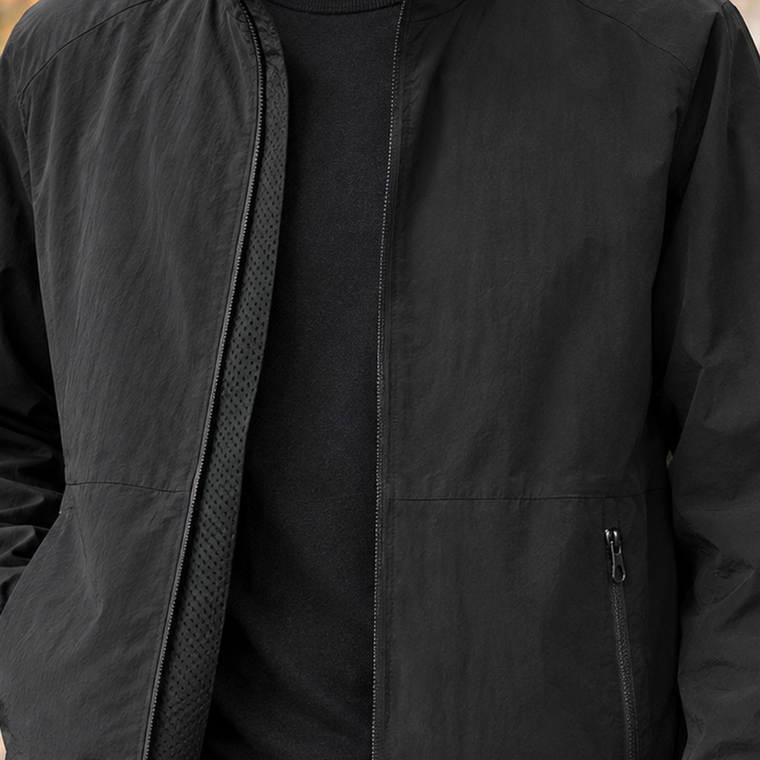 Orson-Rhys Zip Jacket - Lead Product Detail