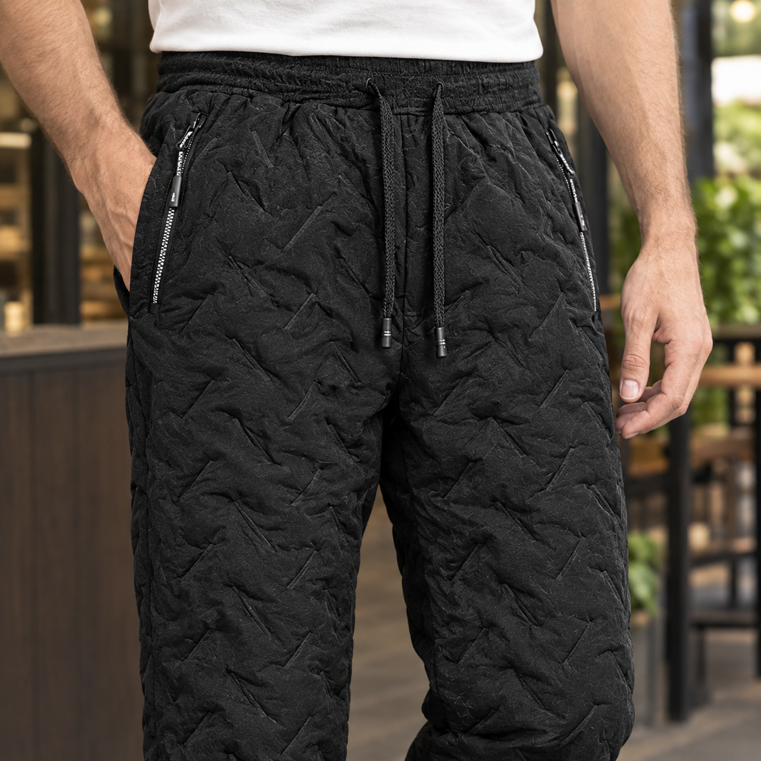 Jonah Textured Pants - Lead Product Detail