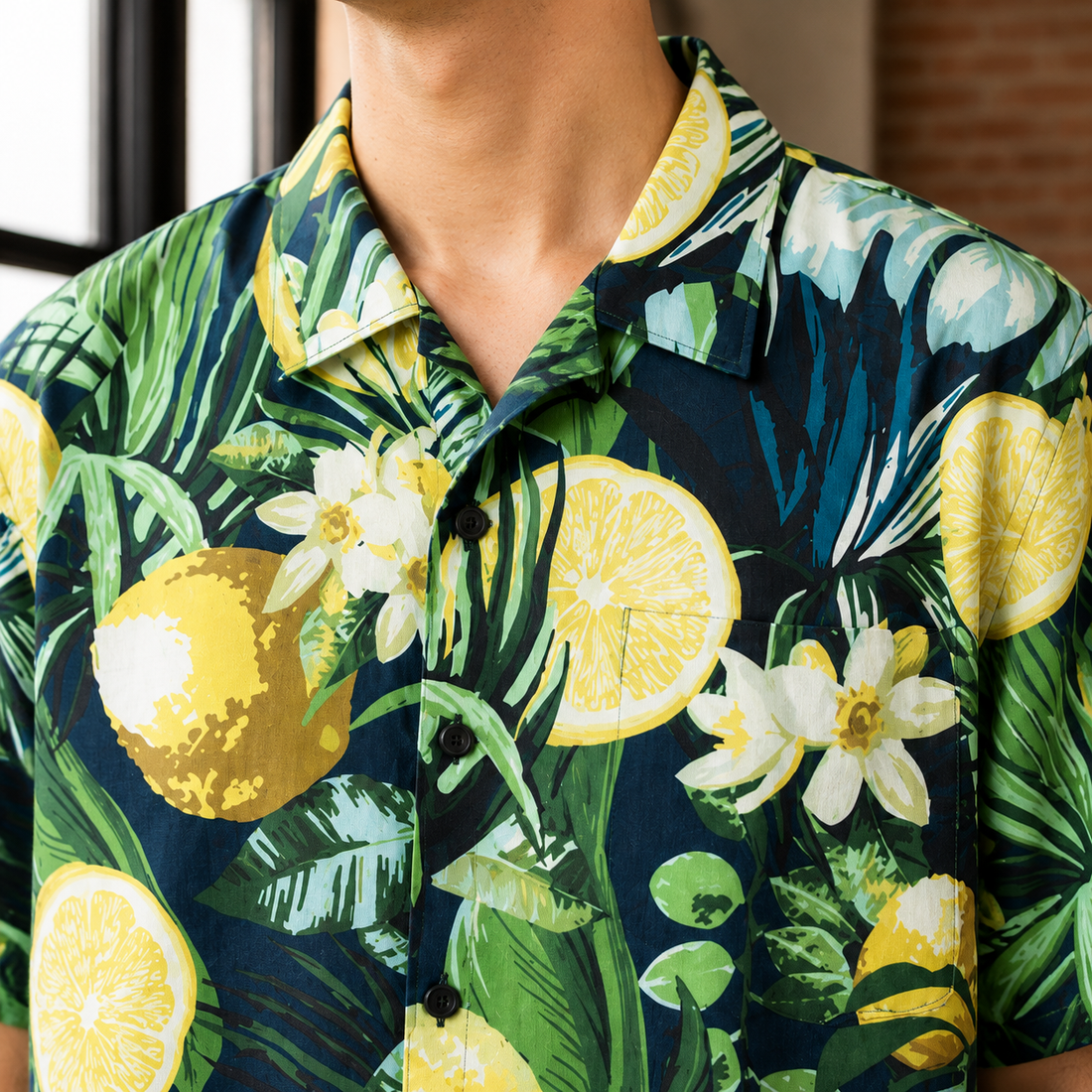 Gabriel-Hayes Tropical Shirt - Lead Product Detail
