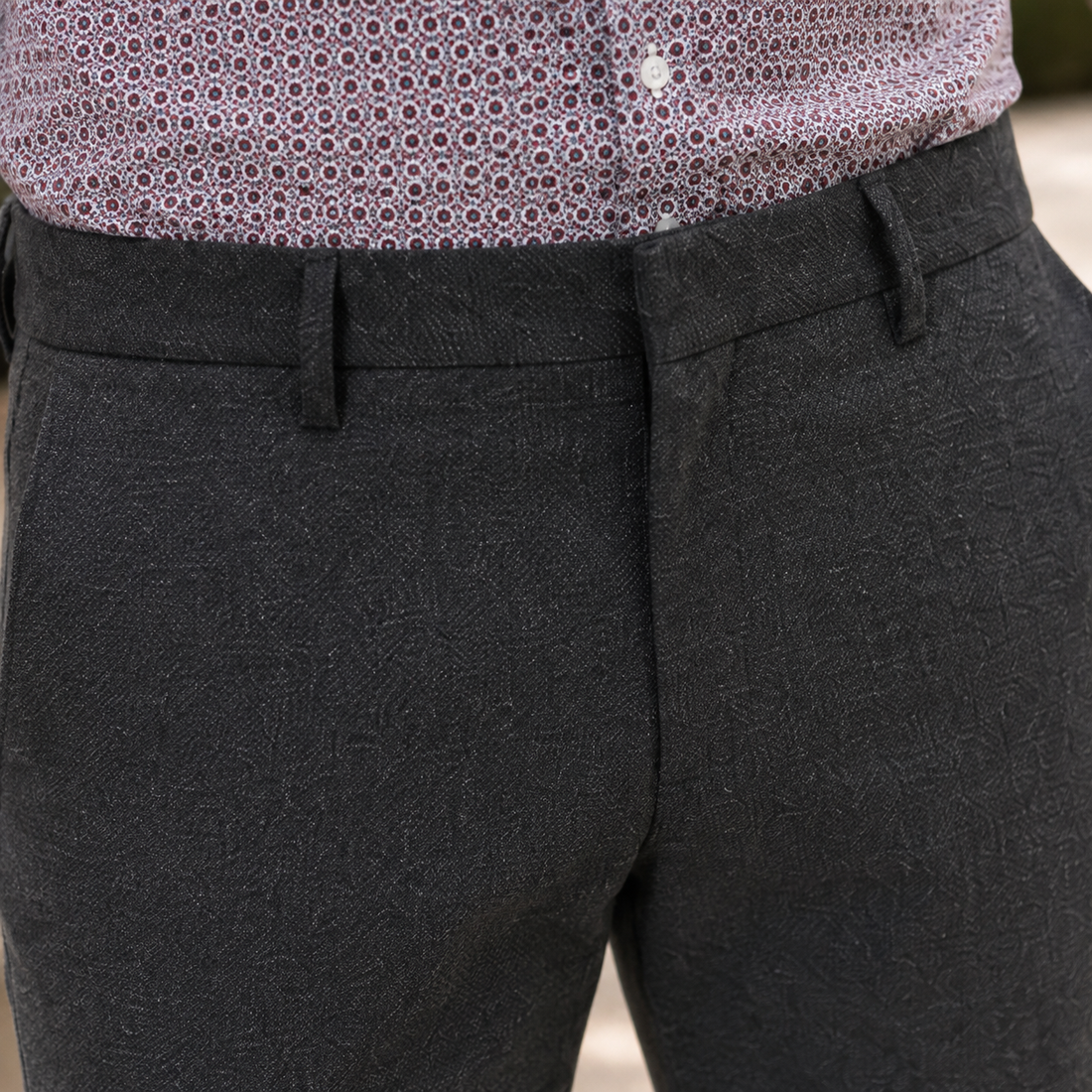 Sebastian Cuffed Pants - Lead Product Detail