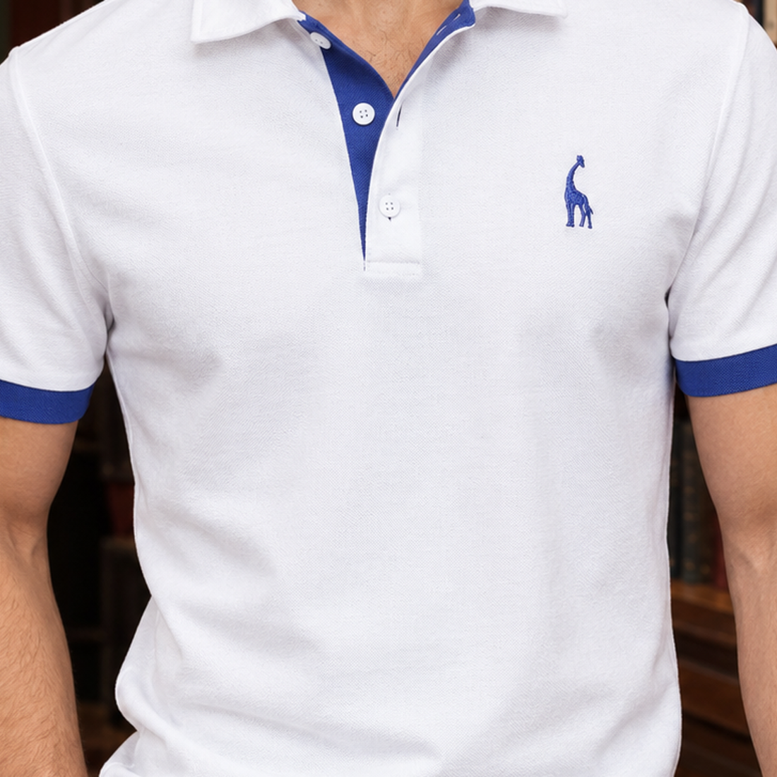Alec-Flynn Contrast Polo - Lead Product Detail