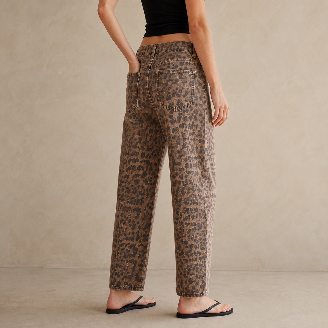 Evangeline-Rose Barrel Jeans - Lead Alternate View