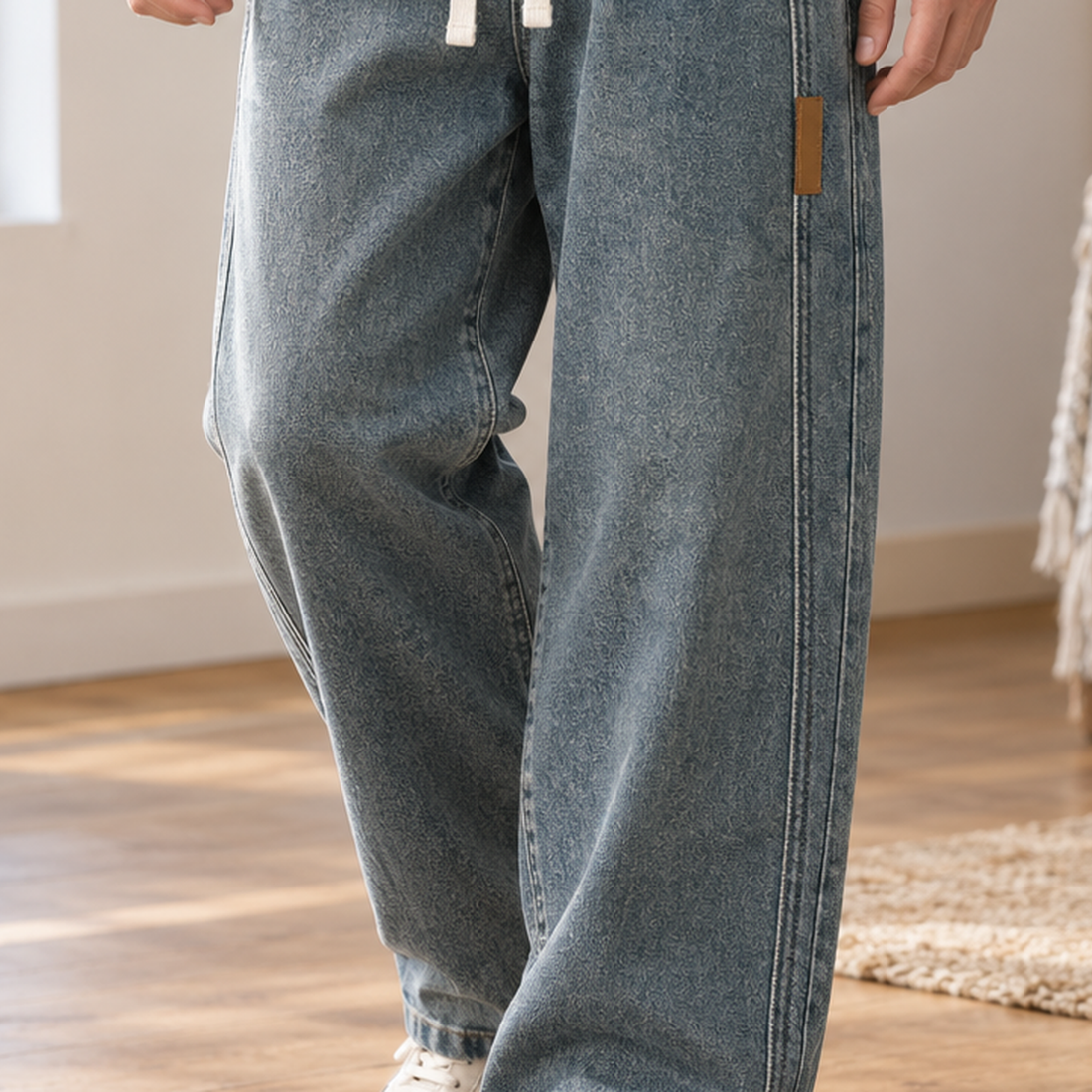 Harris-Scott Wide Leg Jeans - Lead Product Detail