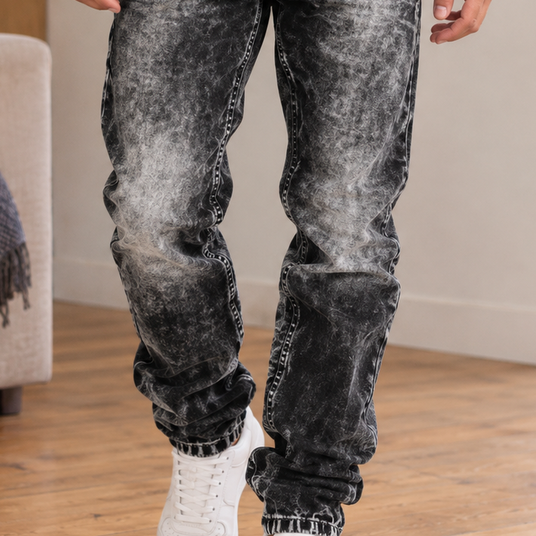 Callum-Scott Washed Jeans - Lead Product Detail