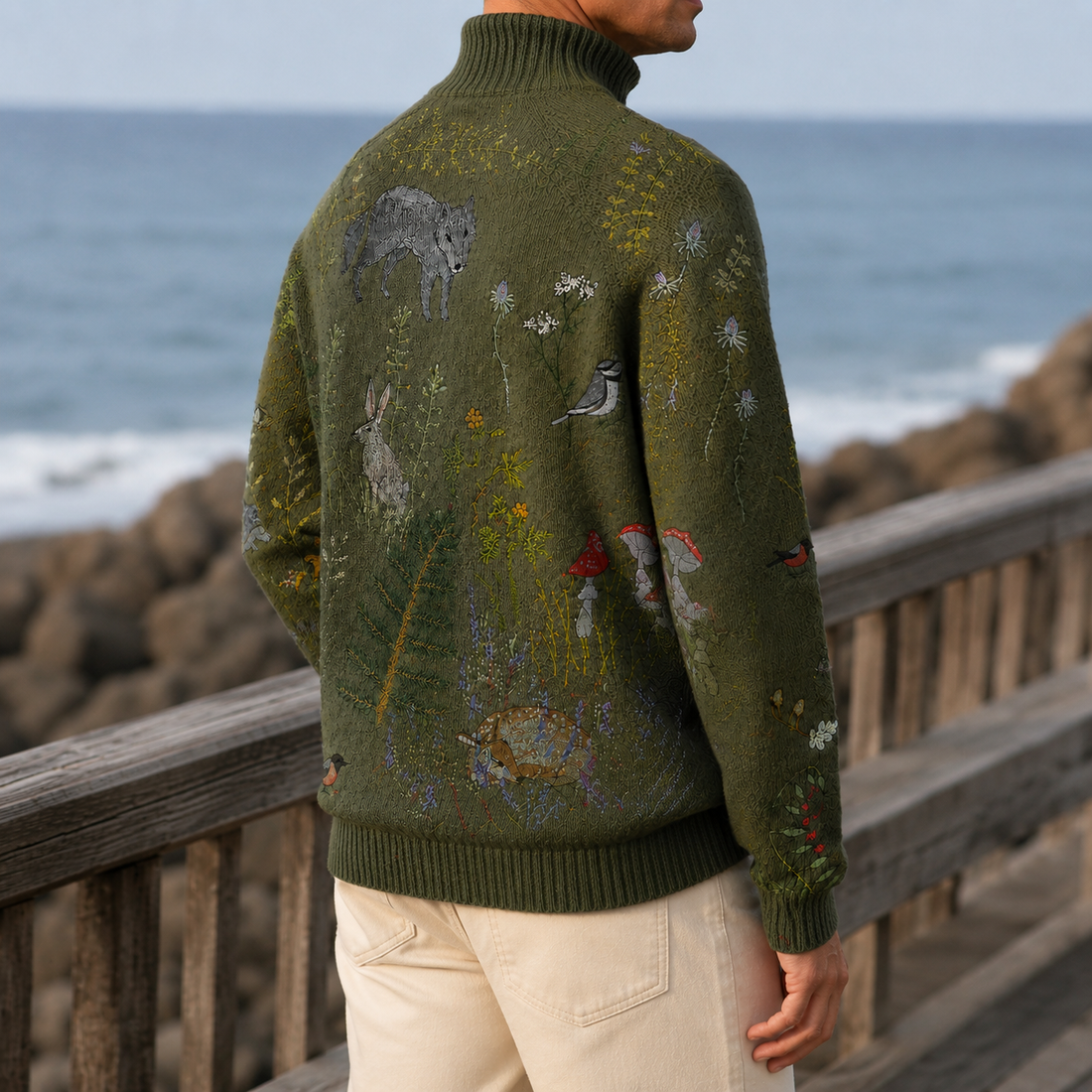 Lucian Turtleneck Sweater - Lead Alternate View
