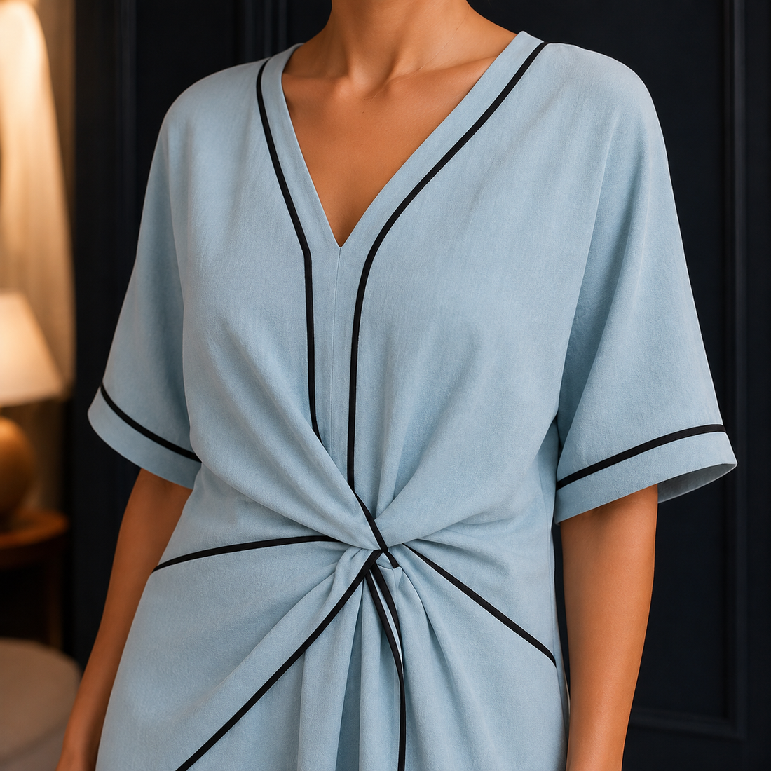 Soraya-Marie Draped Maxi Dress - Lead Product Detail