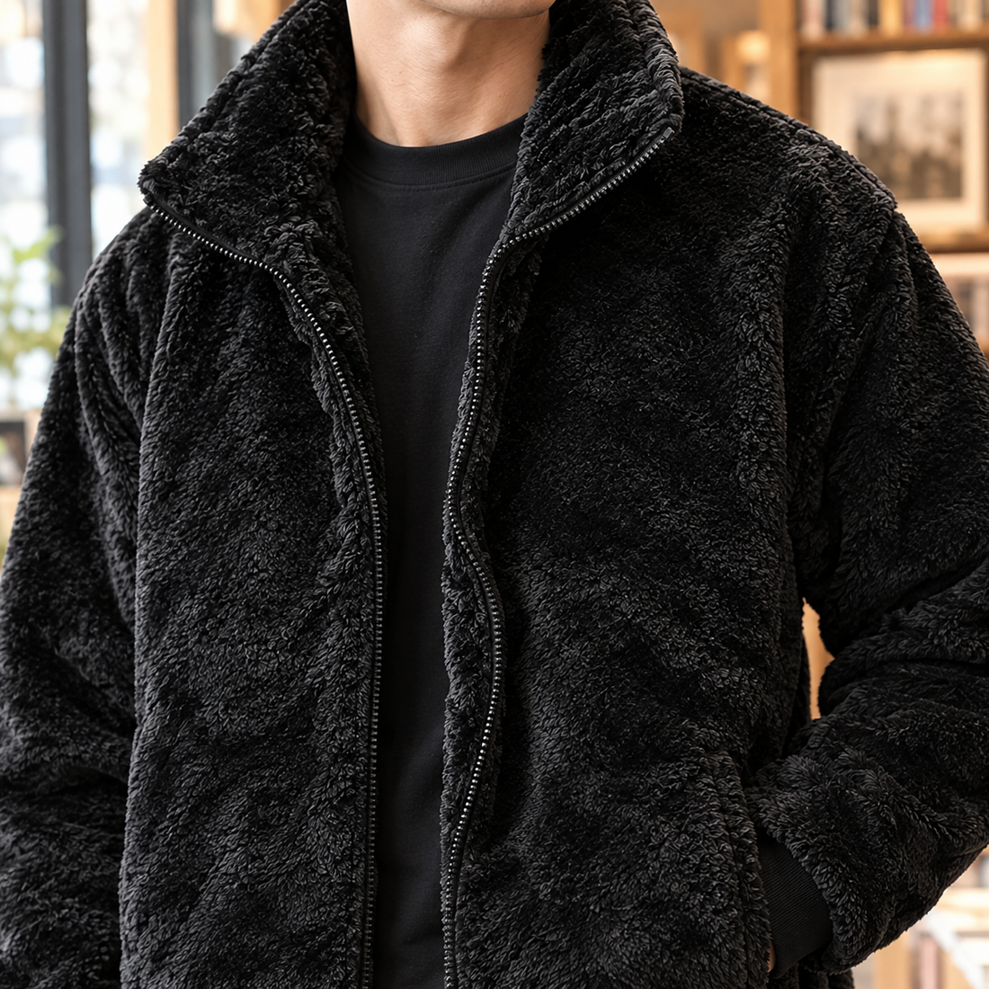 Jayden-Stone Plush Jacket - Lead Product Detail