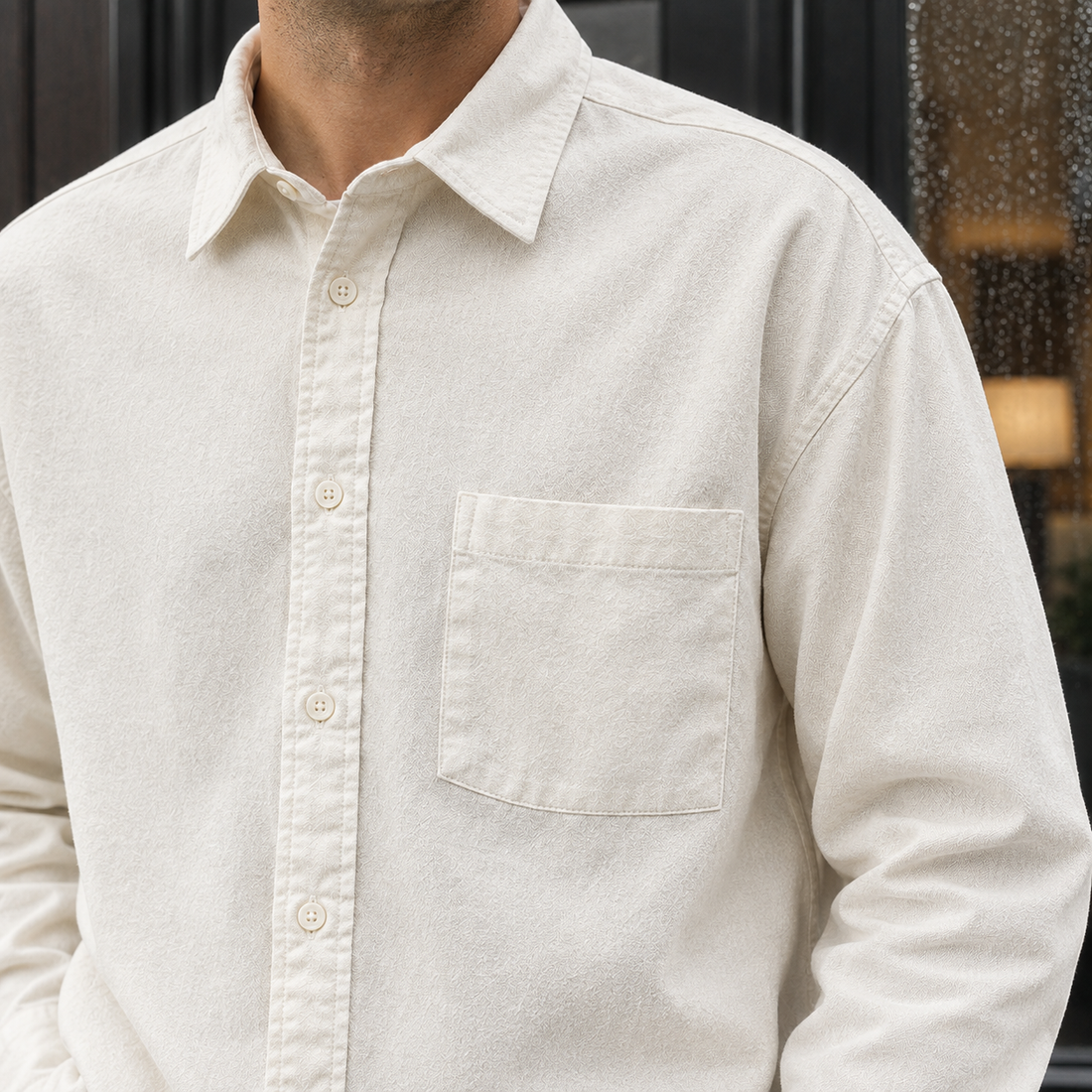 Giles-Scott Relaxed Shirt - Lead Product Detail