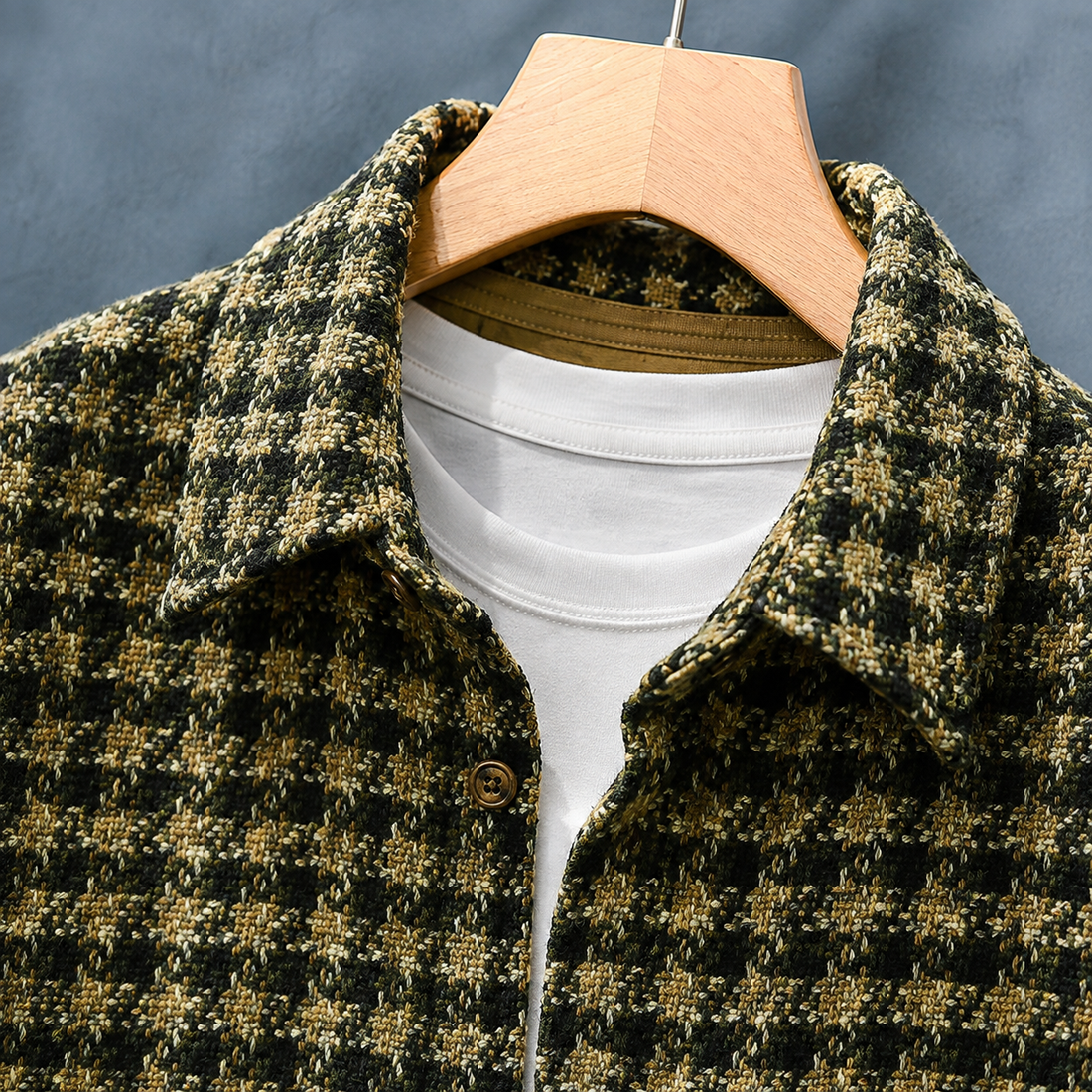 Hadrian-Wade Check Shirt - Lead Product Detail
