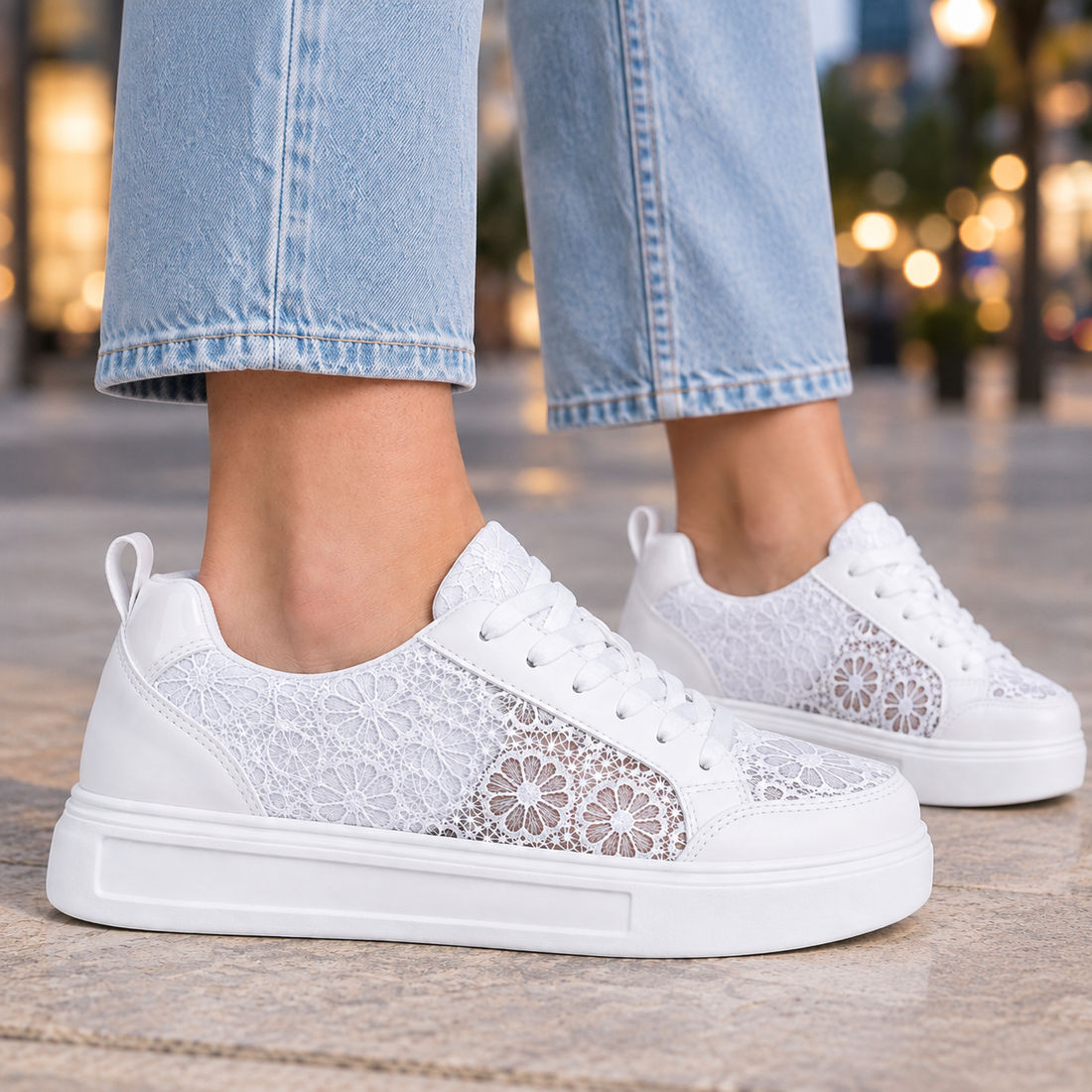 Brunello Floral Sneakers - Lead Product Detail