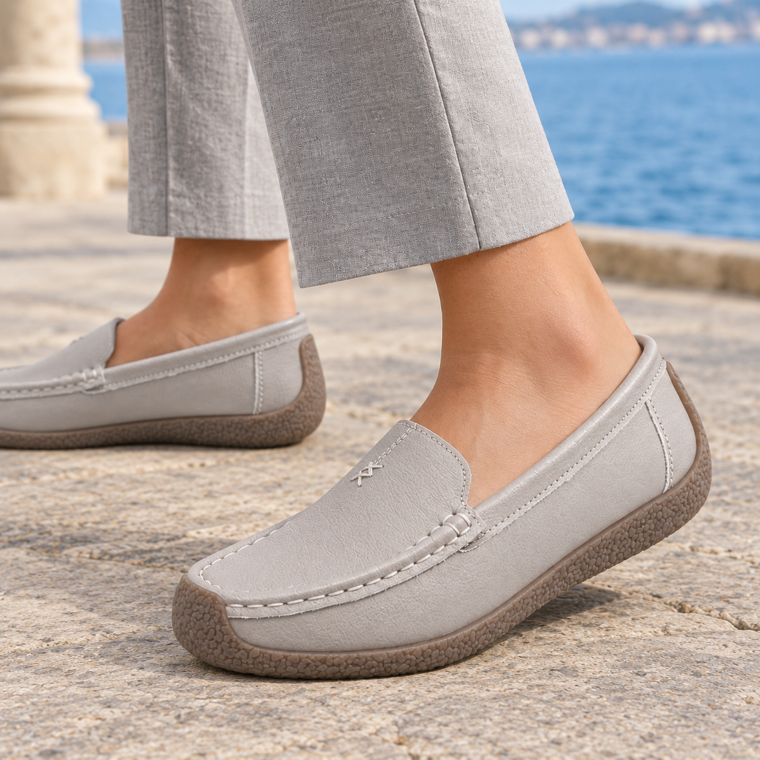 Pallavicini Slip-On Loafers - Lead Product Detail