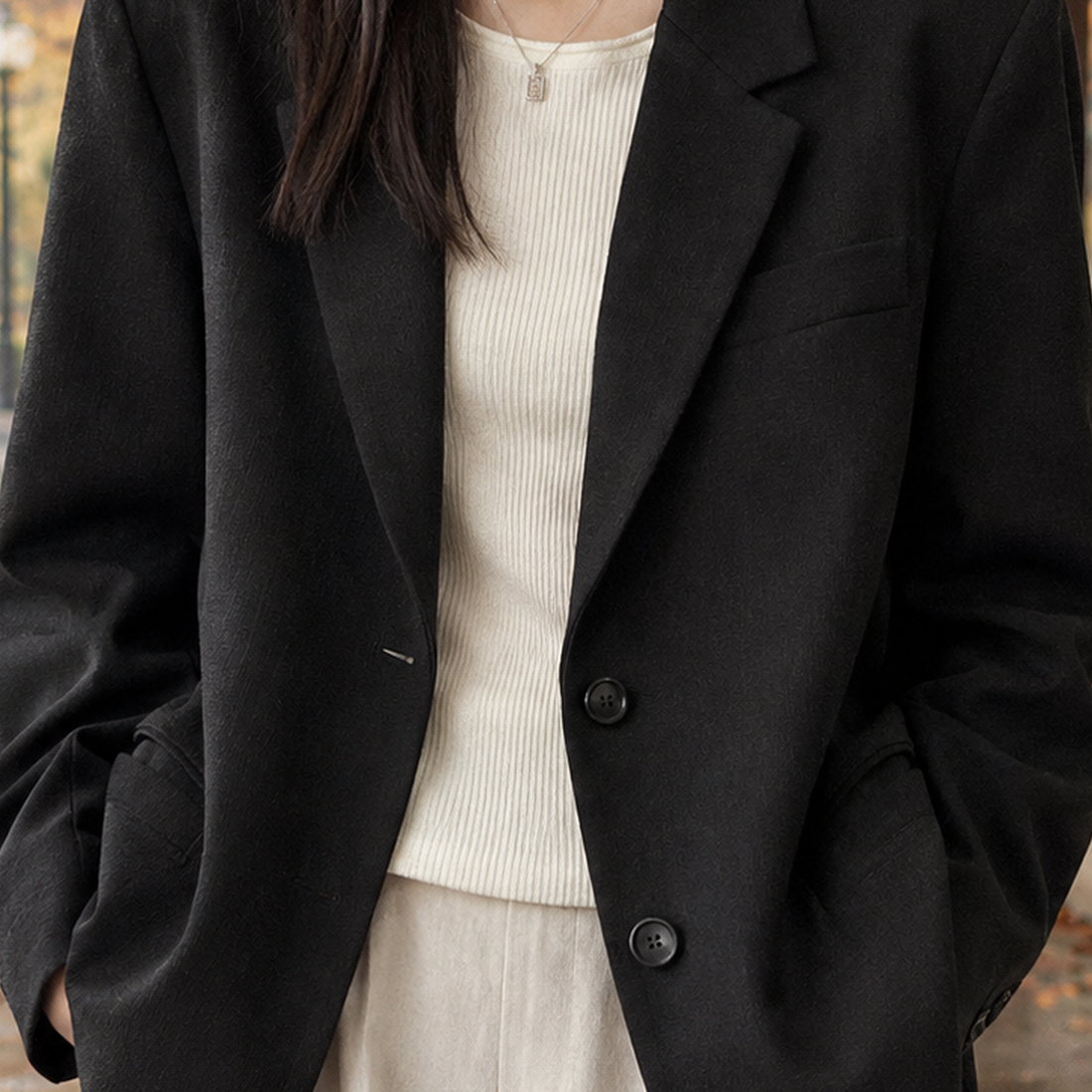Philippa-Grace Relaxed Blazer - Lead Product Detail