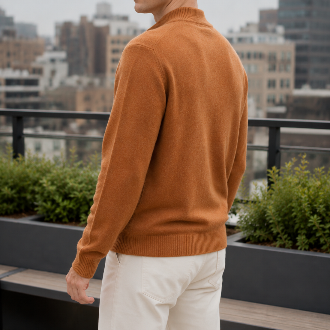 Tristan Cashmere Sweater - Lead Alternate View