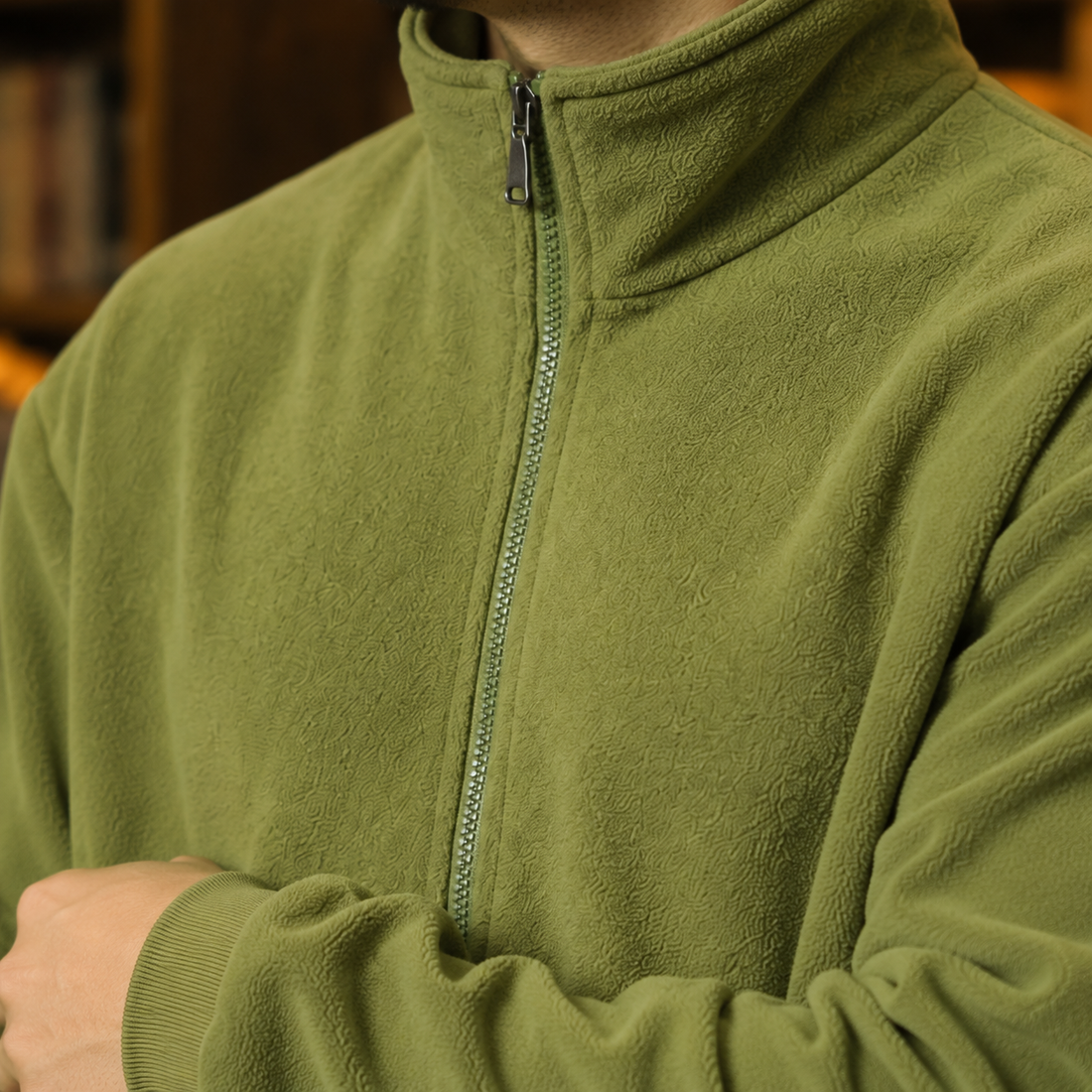 Vincent-Scott High Collar Jacket - Lead Product Detail