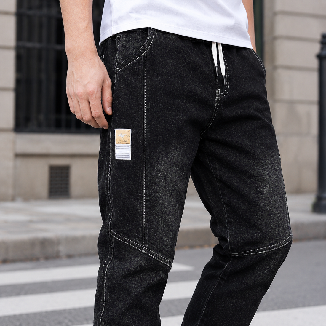Forrester-West Tapered Jeans - Lead Product Detail