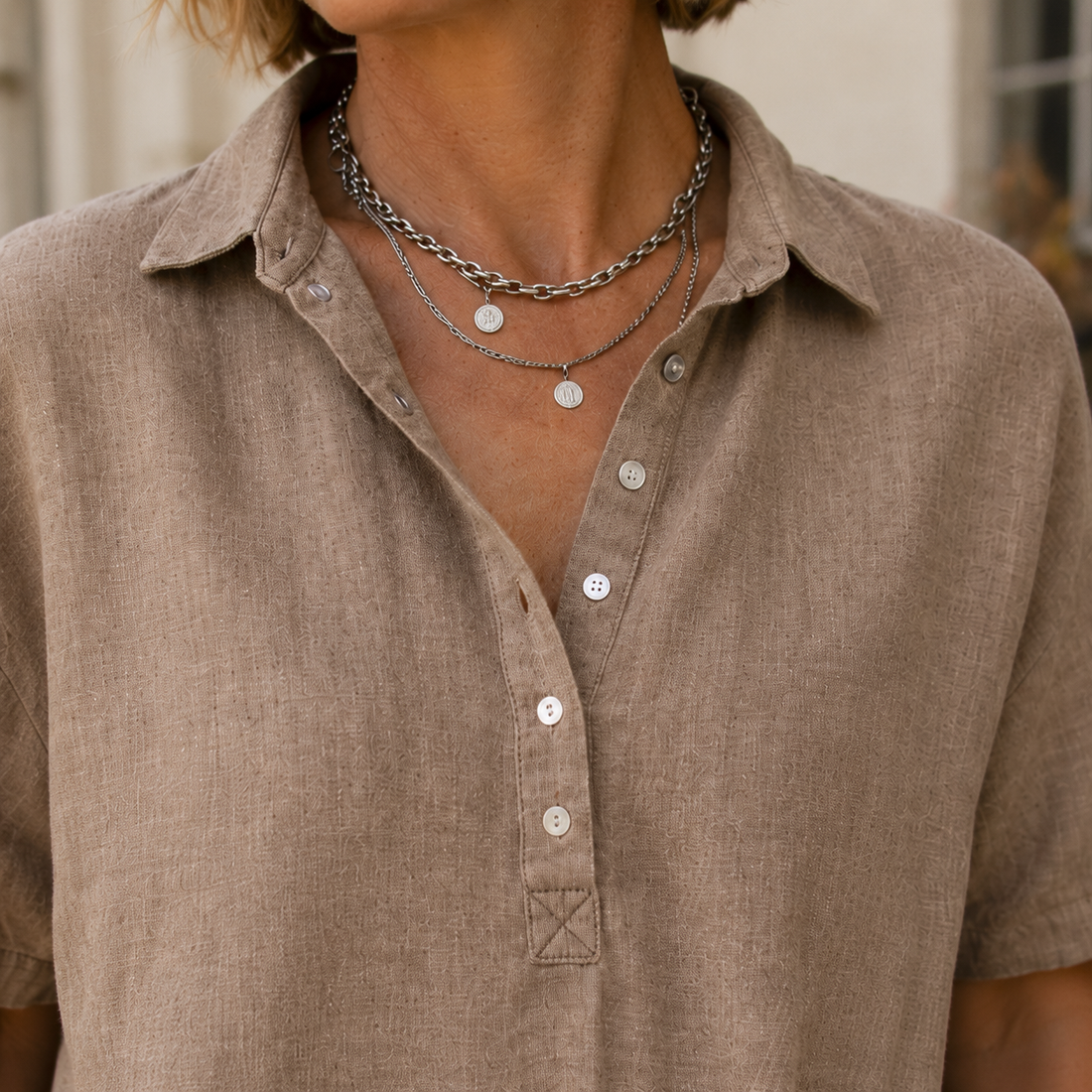 Anais-Pearl Relaxed Blouse - Lead Product Detail