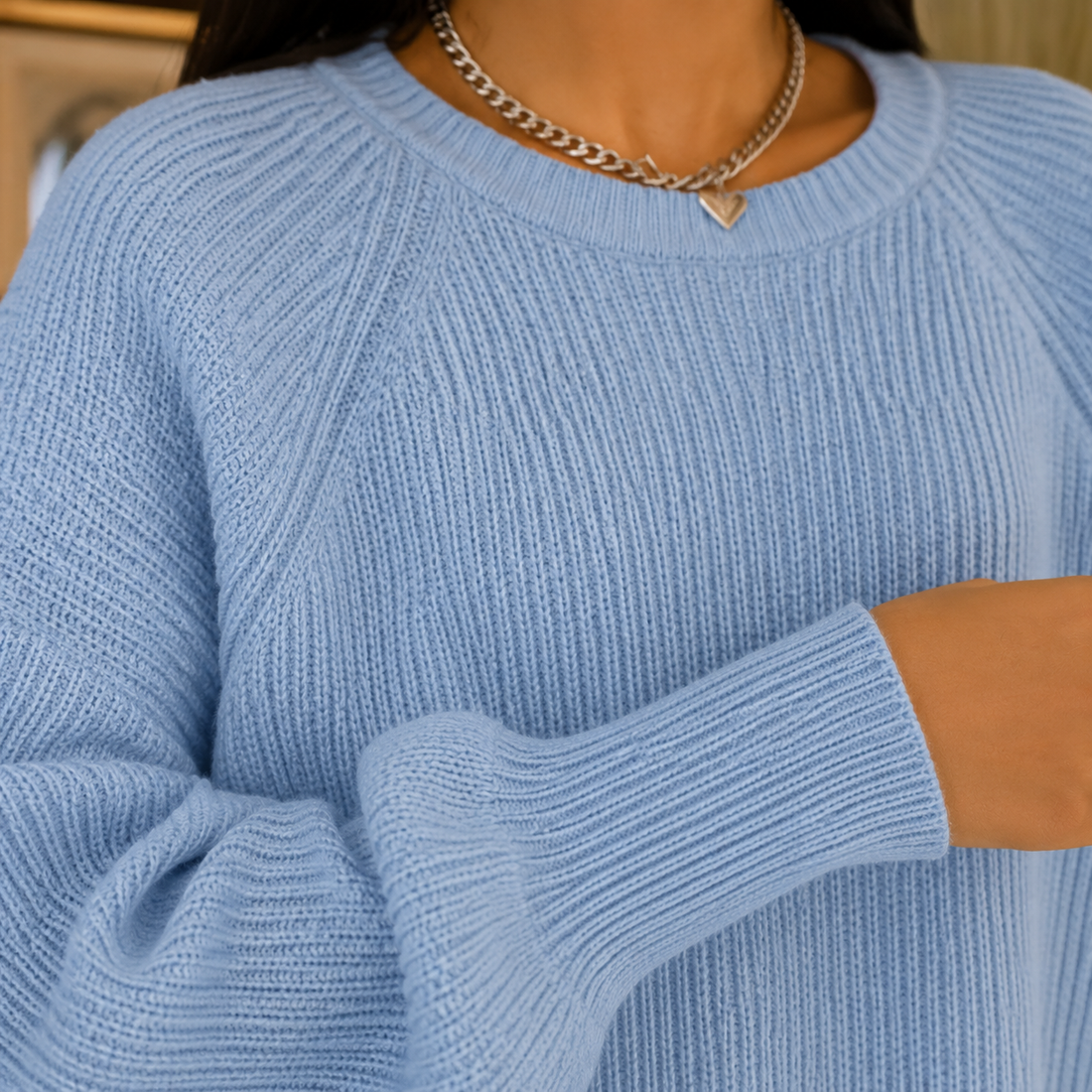 Marlene-Jade Ribbed Sweater - Lead Product Detail