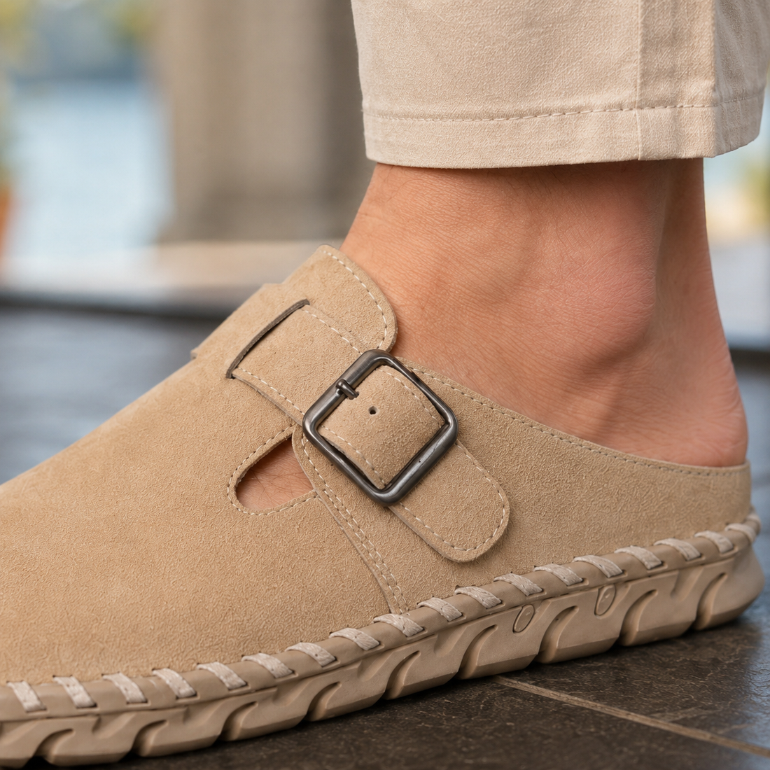 Tavelli Buckle Mules - Lead Product Detail