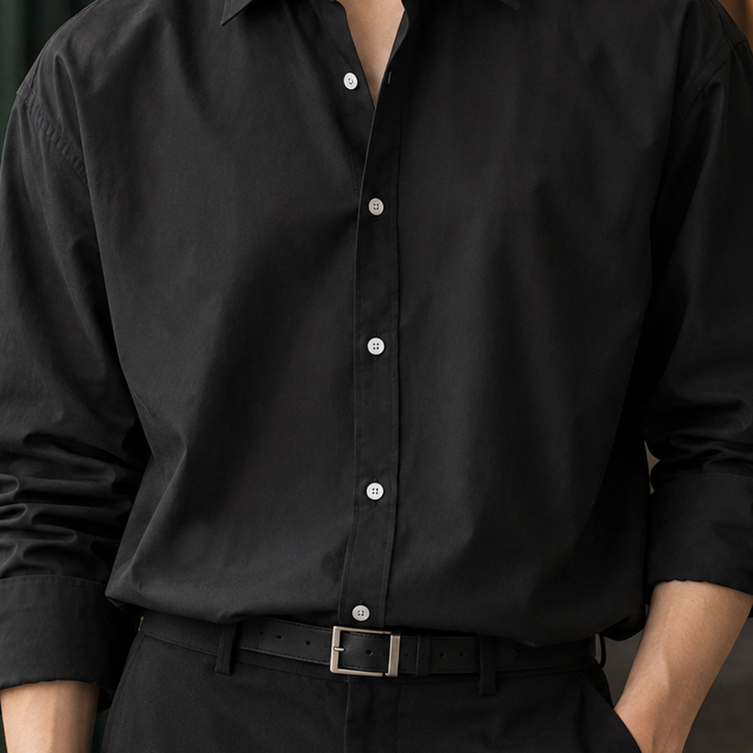 Brendan-Grant Relaxed Shirt - Lead Product Detail