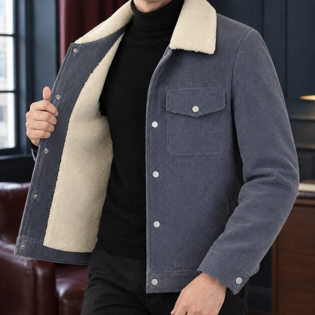 Rhys-Hayes Cashmere Jacket - Lead Product Detail