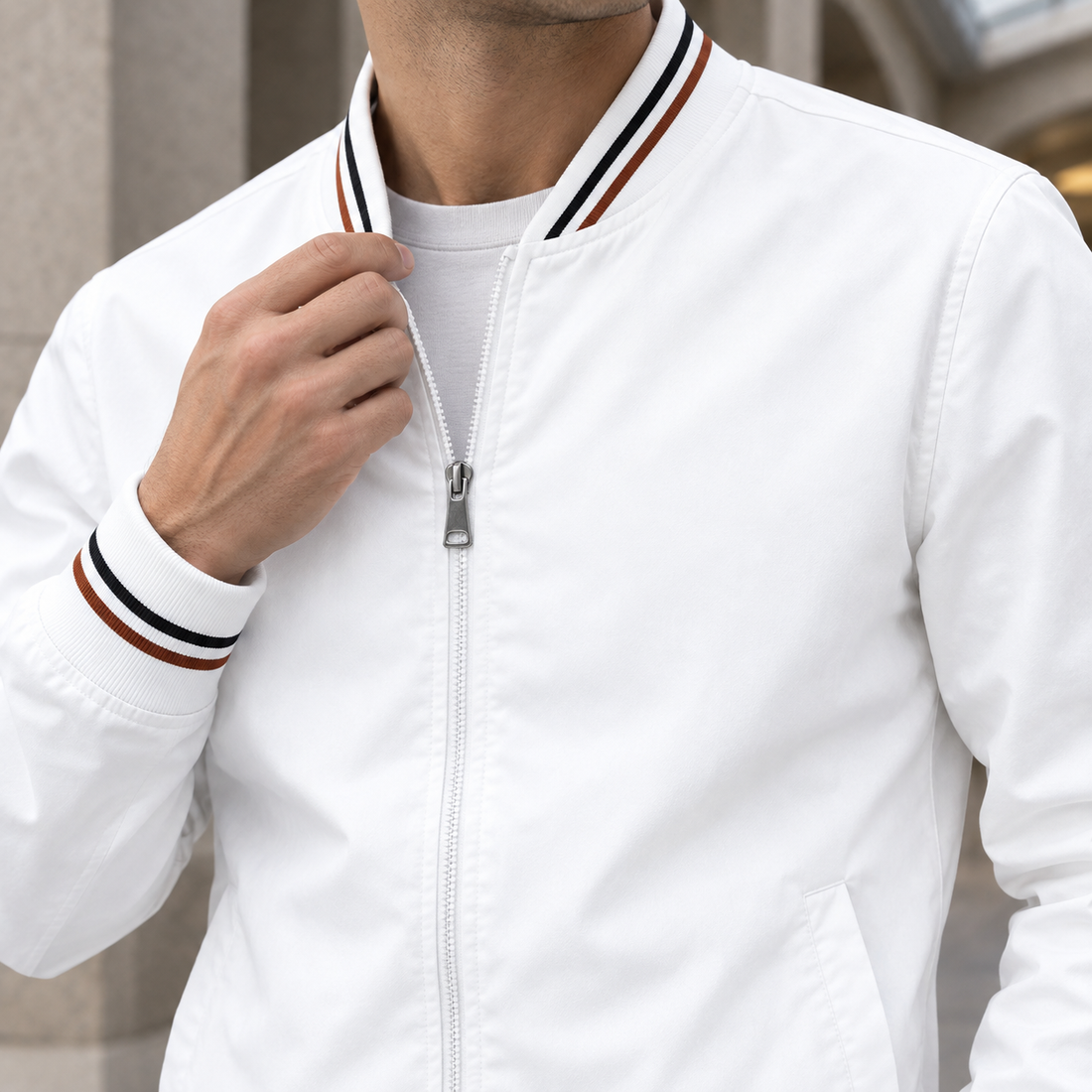 Jamie Bomber Jacket - Lead Product Detail