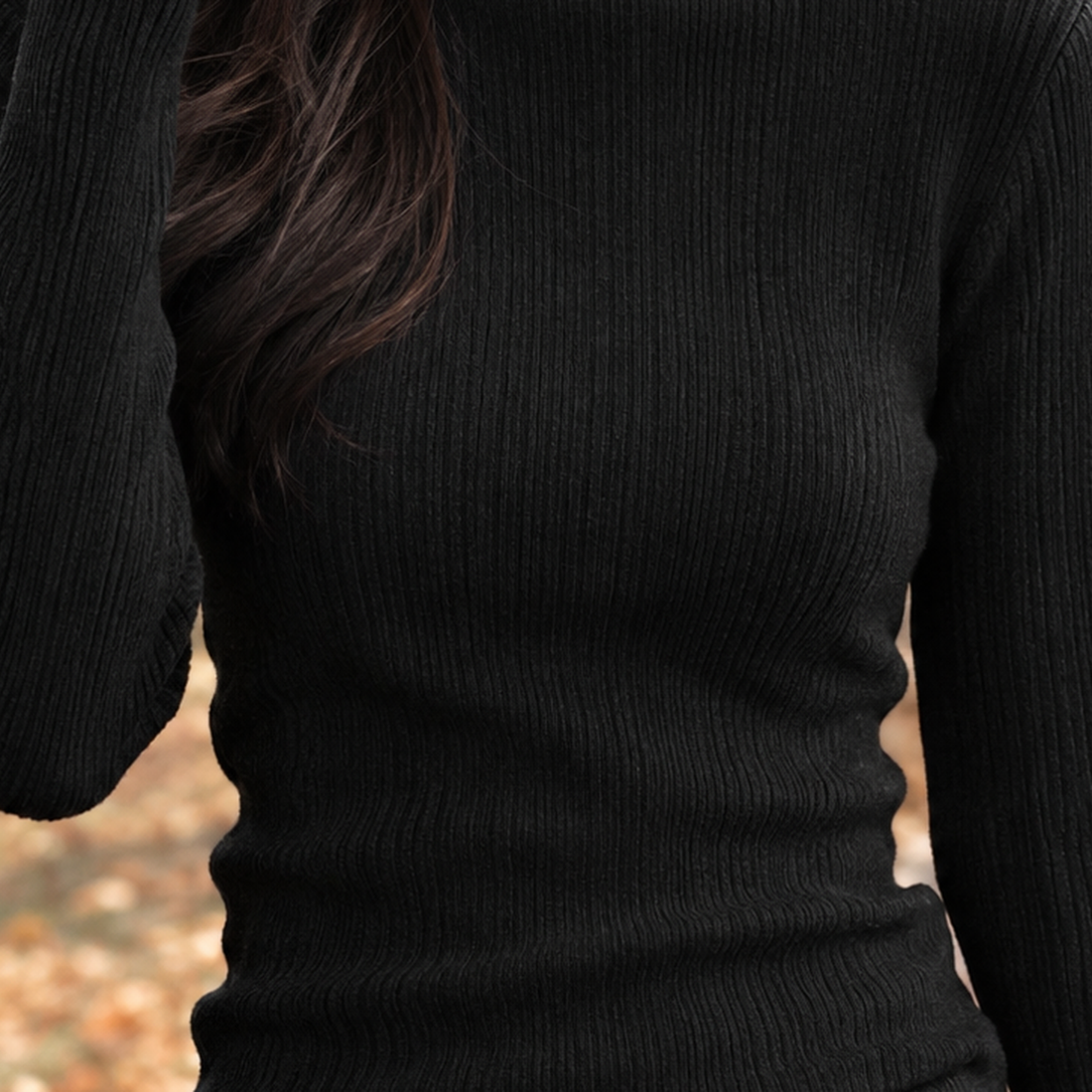 Lily-Sage Mock Neck Sweater - Lead Product Detail