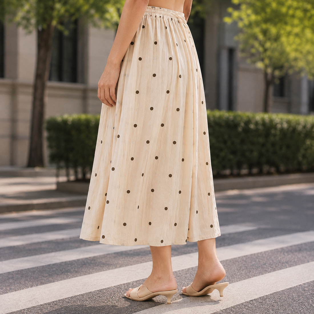 Nadia Polka Dot Skirt - Lead Alternate View