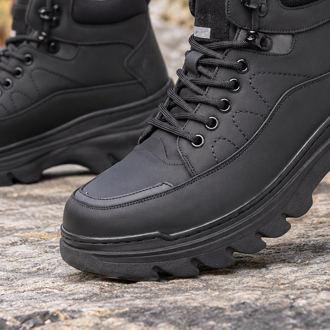 Rizzi-Monza Fleece Lined Boots - Lead Product Detail