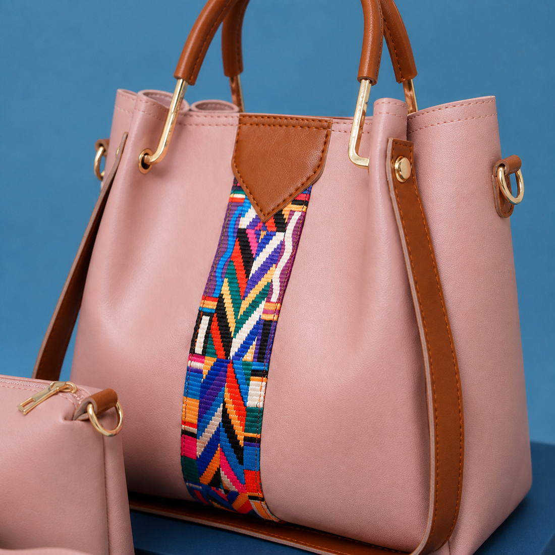 Riverton Geometric Handbag Set - Lead Product Detail