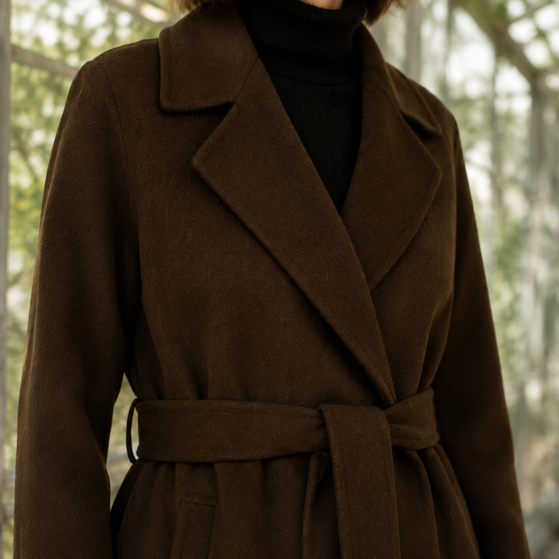 Meredith-Marie Belted Overcoat - Lead Product Detail