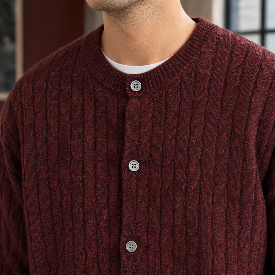 Jayden-Tate Cable Cardigan - Lead Product Detail