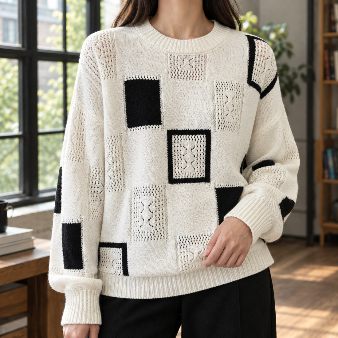 Clara-Rose Graphic Sweater - Lead Product Detail