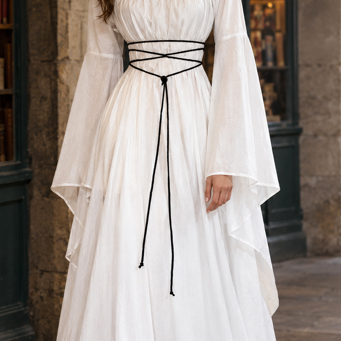 Delphine-Hope Lace Up Dress - Lead Product Detail