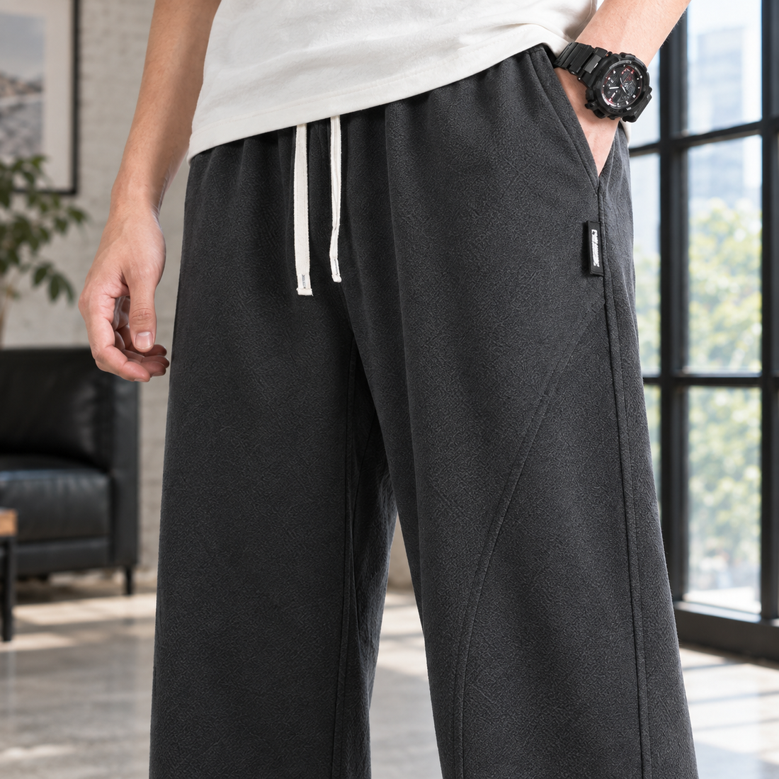 Gareth-York Wide-Leg Pants - Lead Product Detail