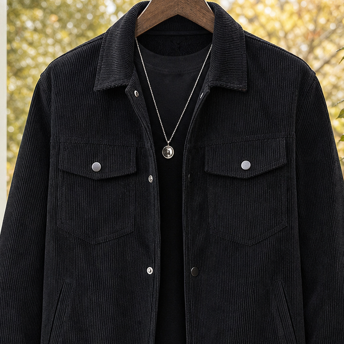 Bastien-Ellis Corduroy Jacket - Lead Product Detail