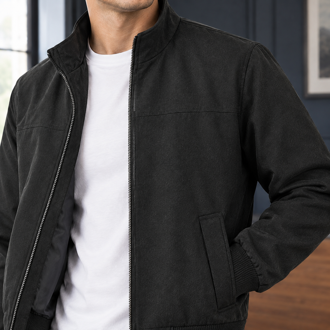 Zephyrin-Reid Bomber Jacket - Lead Product Detail