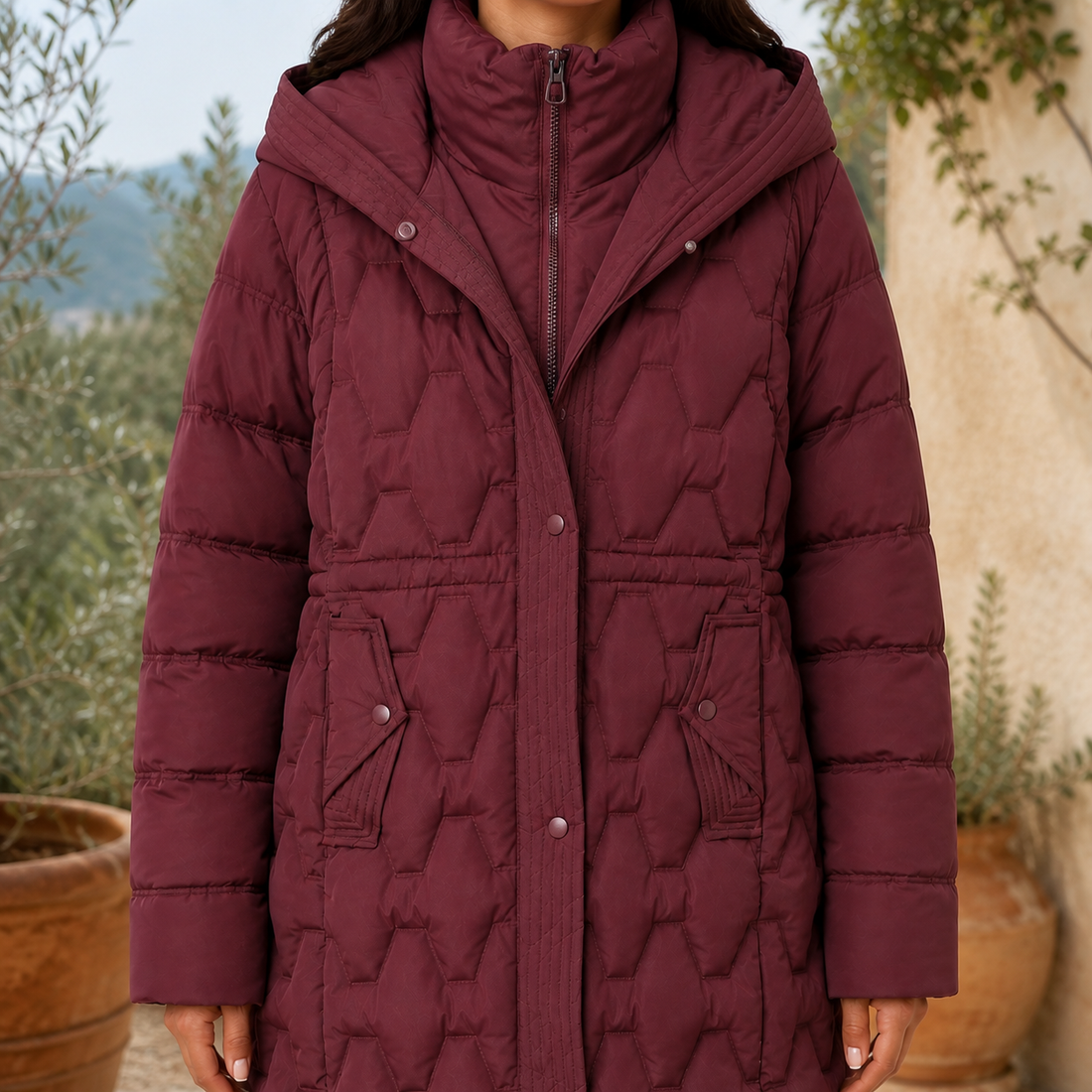 Darcy-Kate Quilted Puffer Jacket - Lead Product Detail