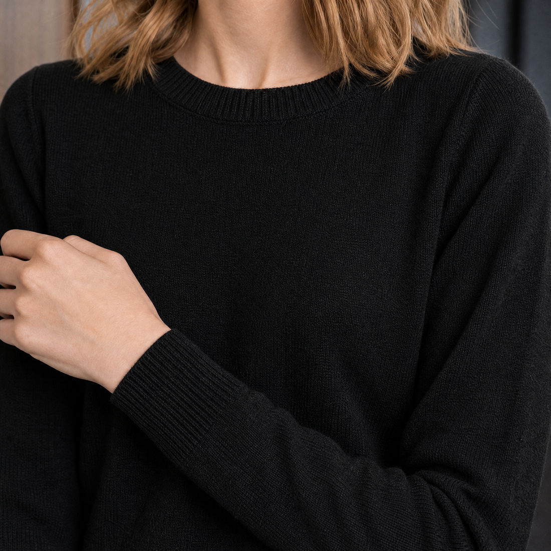Alba-Pearl Crew Neck Sweater - Lead Product Detail