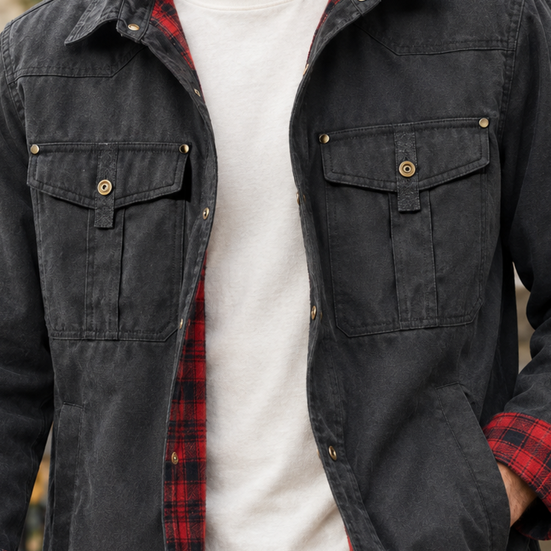 Jayden-Dean Utility Jacket - Lead Product Detail