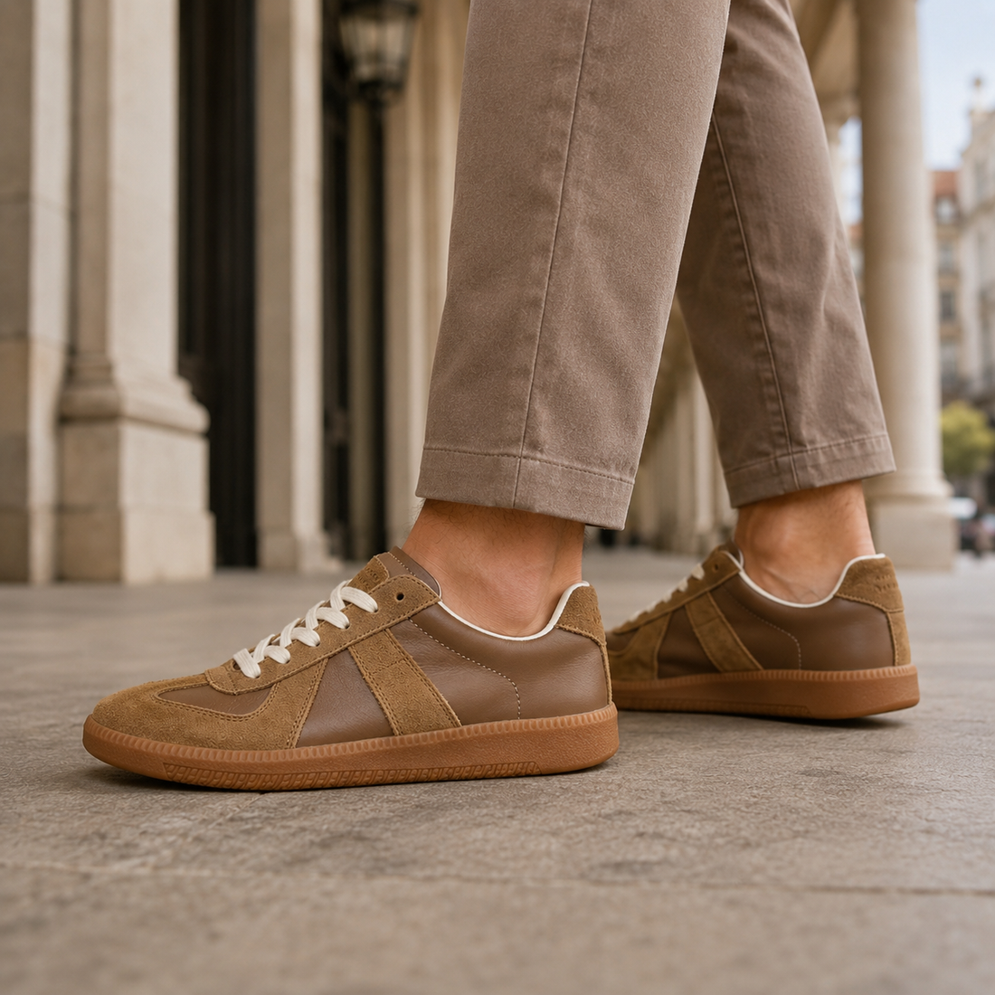 Bartoli Suede Sneakers - Lead Alternate View