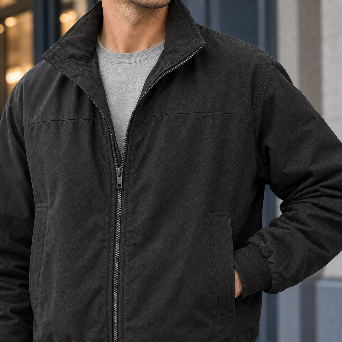 Ancel-Miles Pilot Jacket - Lead Product Detail
