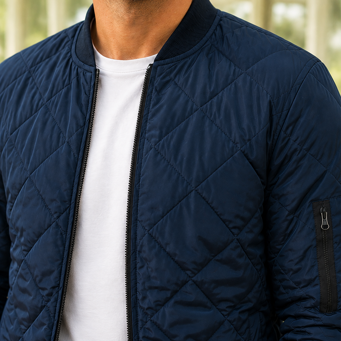 Valentin-York Quilted Jacket - Lead Product Detail