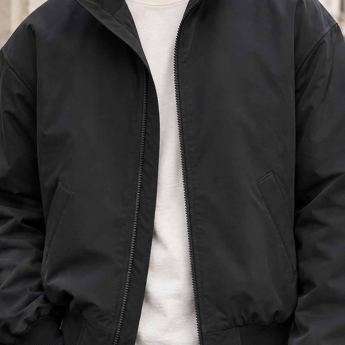 Laurent-Wade Flight Jacket - Lead Product Detail